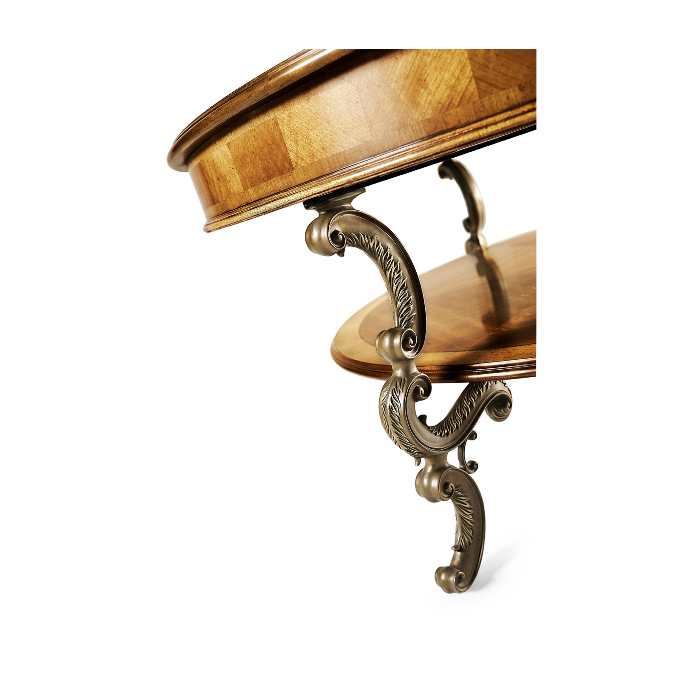 Satinwood & Marquetry round coffee table