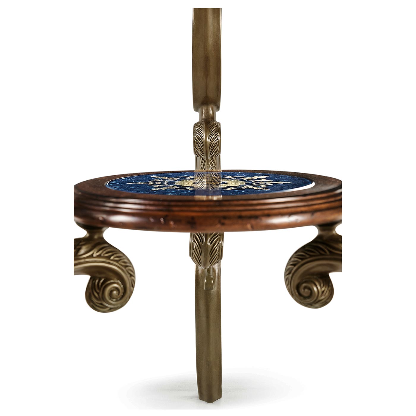 Lapis Blue Églomisé Side Table