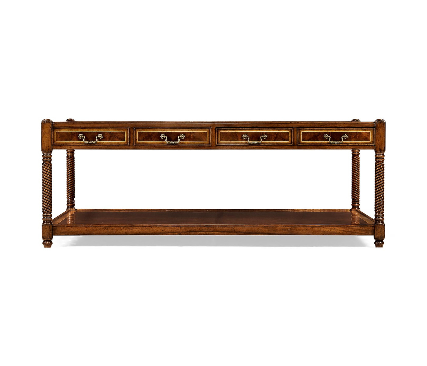 Rectangular Regency Style Mahogany Coffee Table