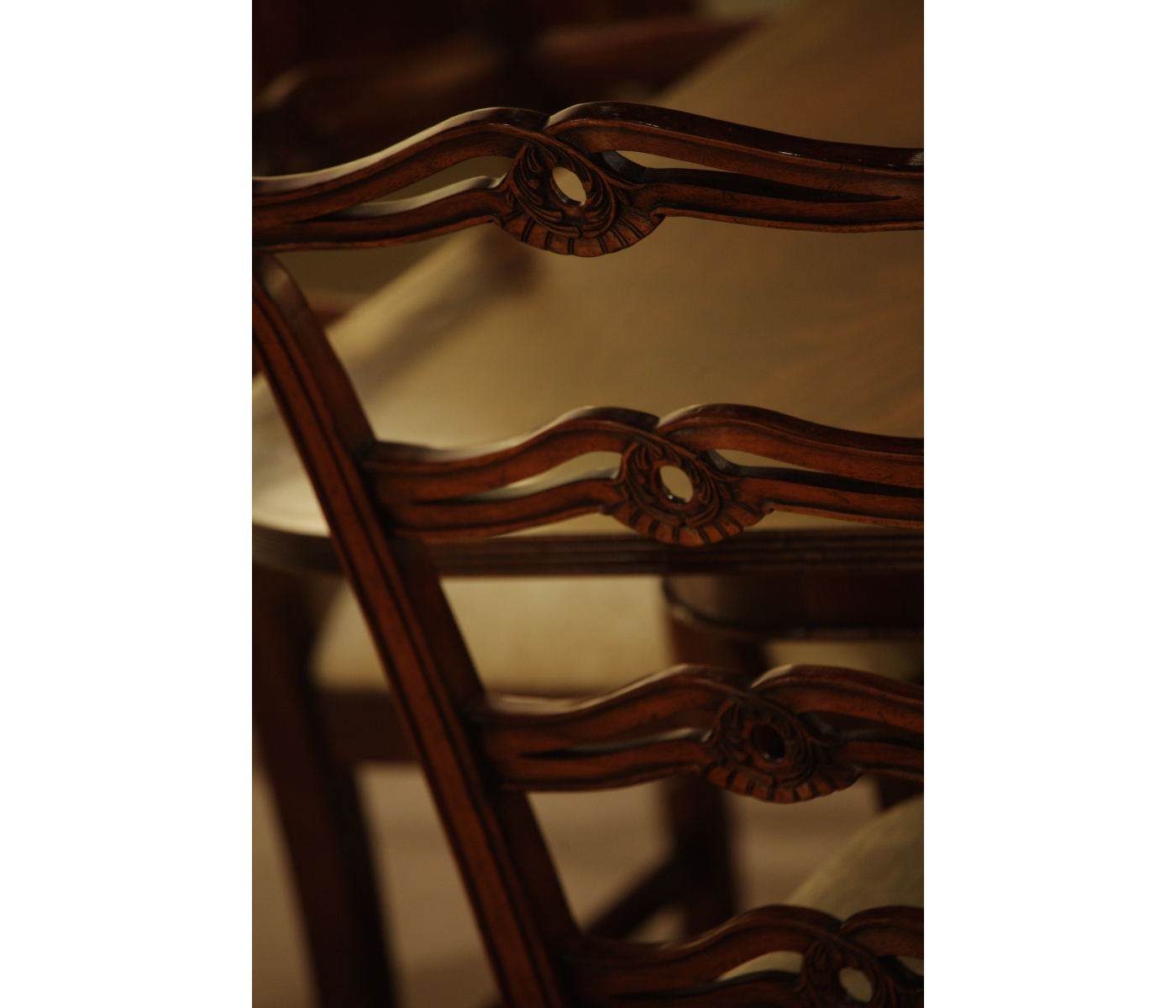 Chippendale Pierced Back Dining Arm Chair