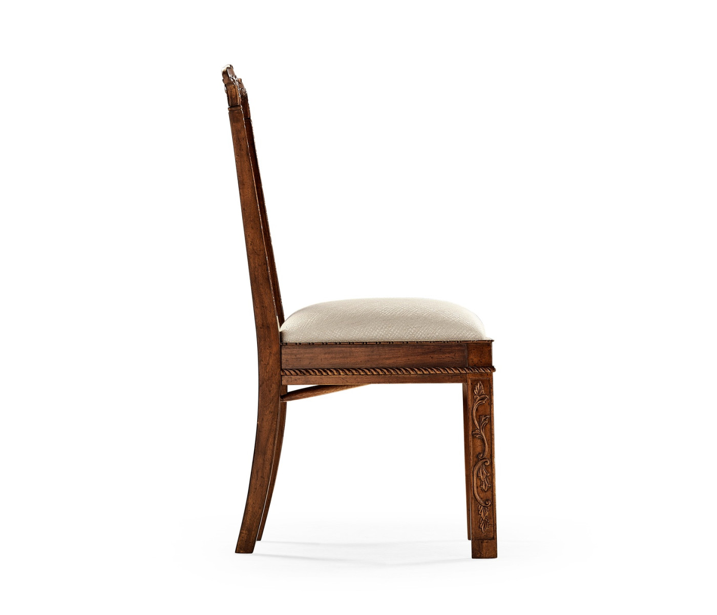 Chippendale Rococo Quatrefoil Side Chair