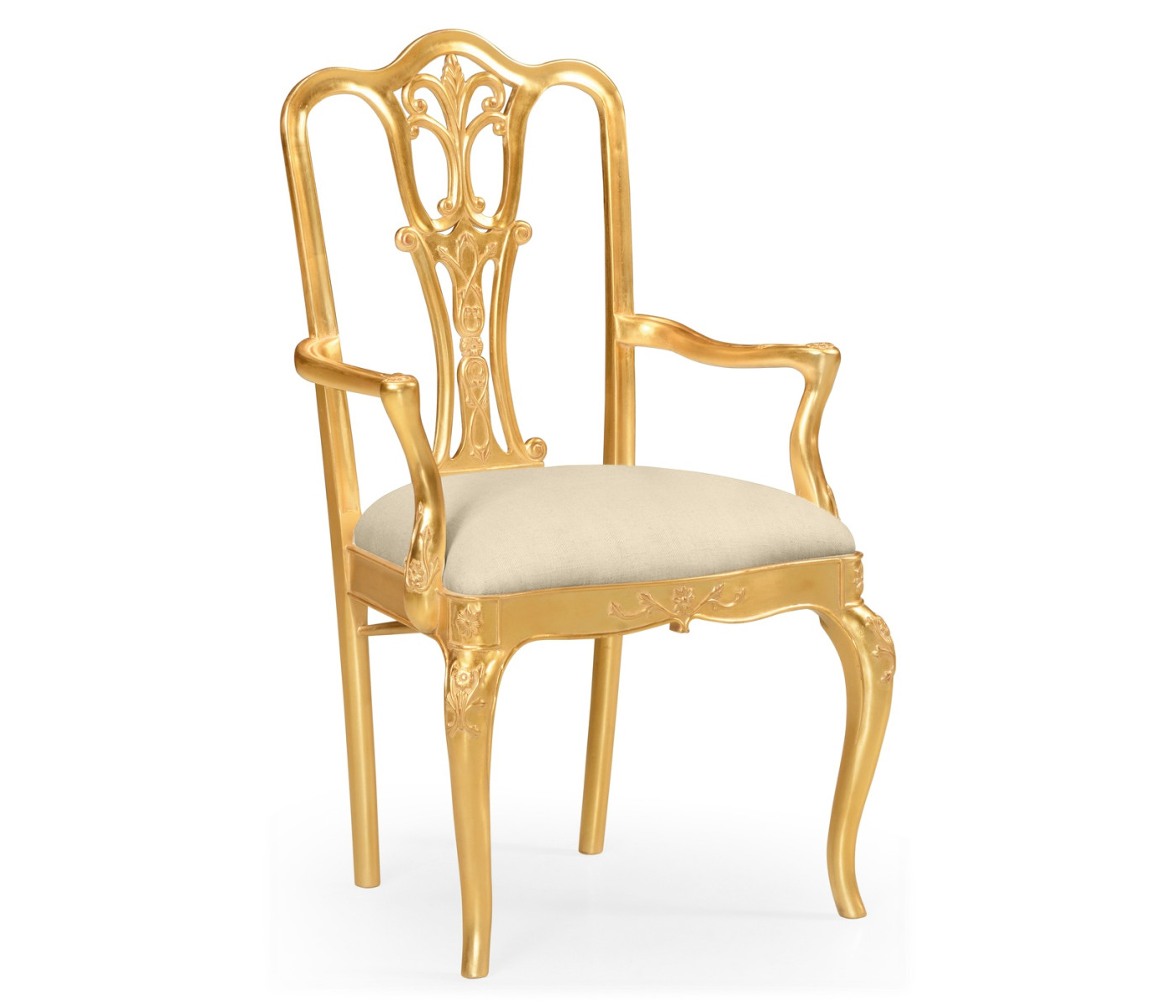 Gilded 18th Century Dining Arm Chair
