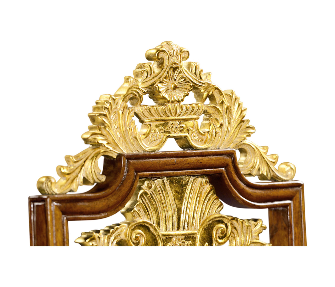 Jacobean Style Gilt Walnut Side Chair