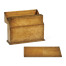 Rectangular Walnut Rope Twist Placemat Box