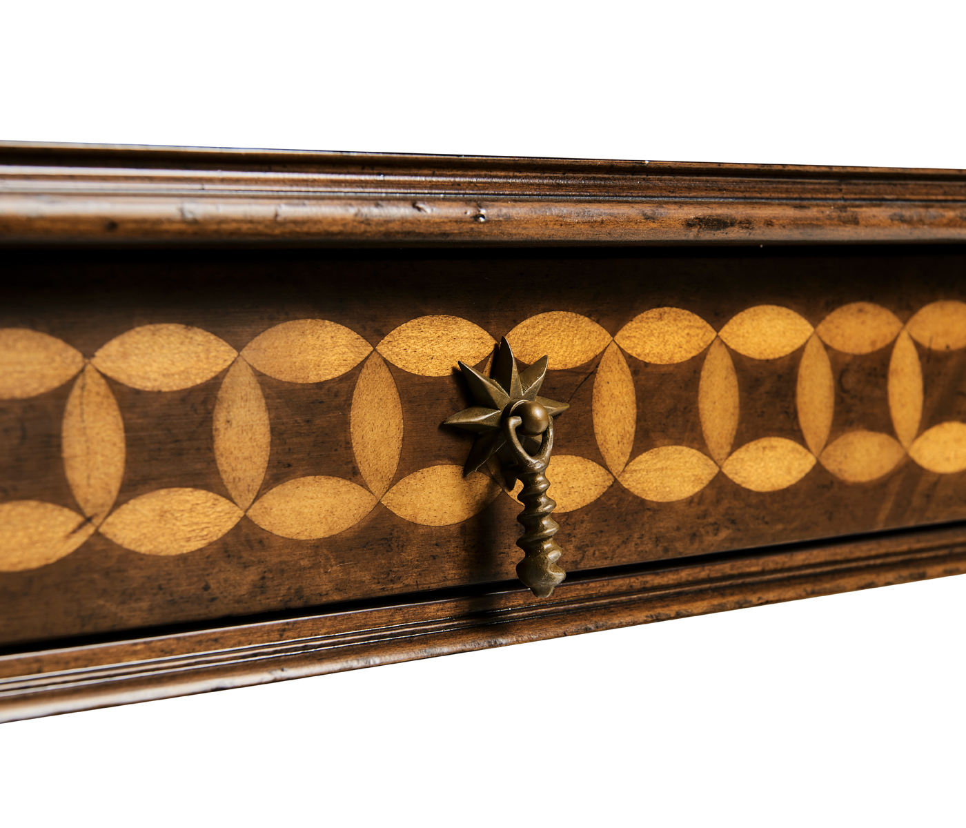 Circle inlay square coffee table Circle inlay square coffee table