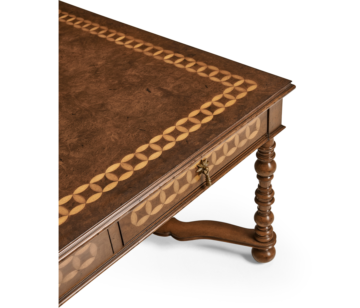 Circle inlay square coffee table Circle inlay square coffee table