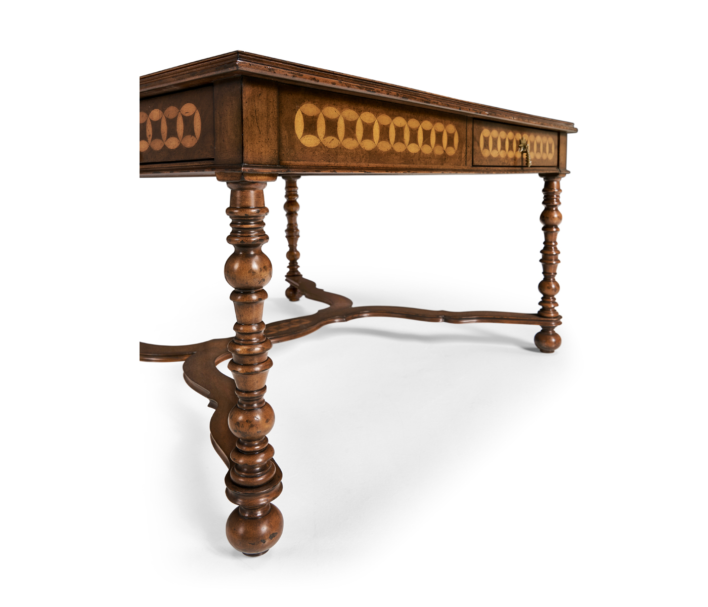 Circle inlay square coffee table Circle inlay square coffee table