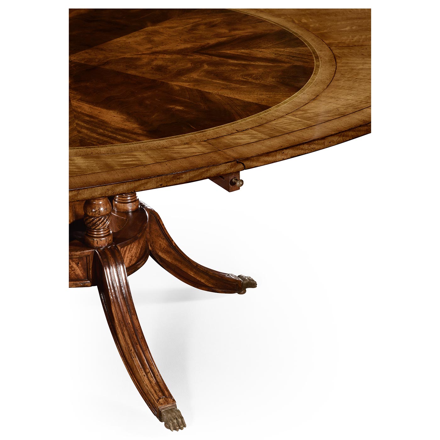 Mahogany Round to Oval Dining Table 53