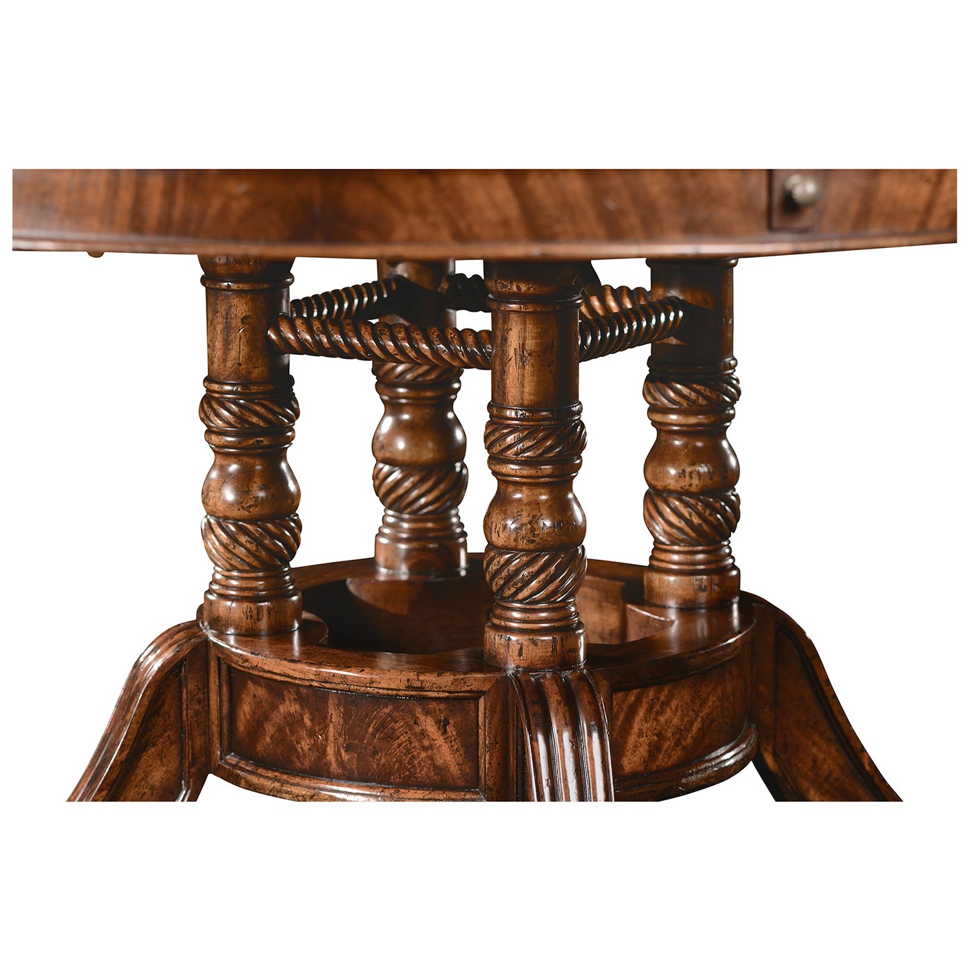 Mahogany Round to Oval Dining Table 53