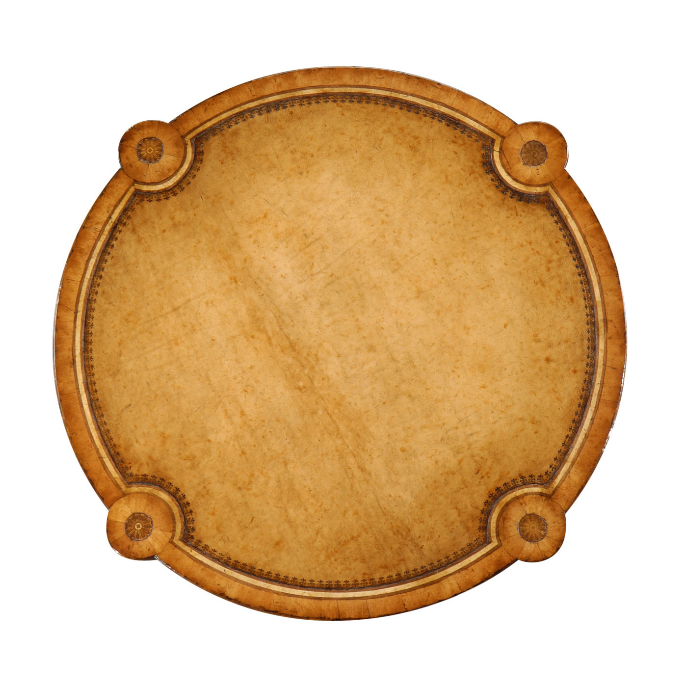 Rope twist round side table