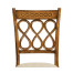 Rope twist veneer open back chair (Side)