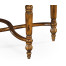 Rope twist veneer open back chair (Side)