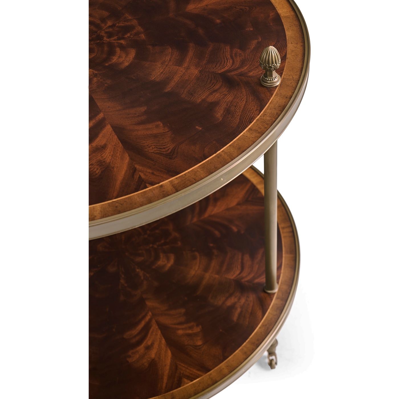 Brass Mounted Serving Table