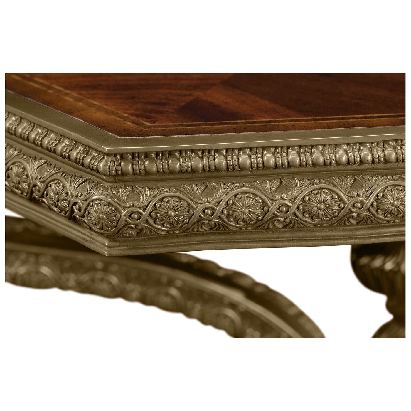 Baroque Brass Centre Table