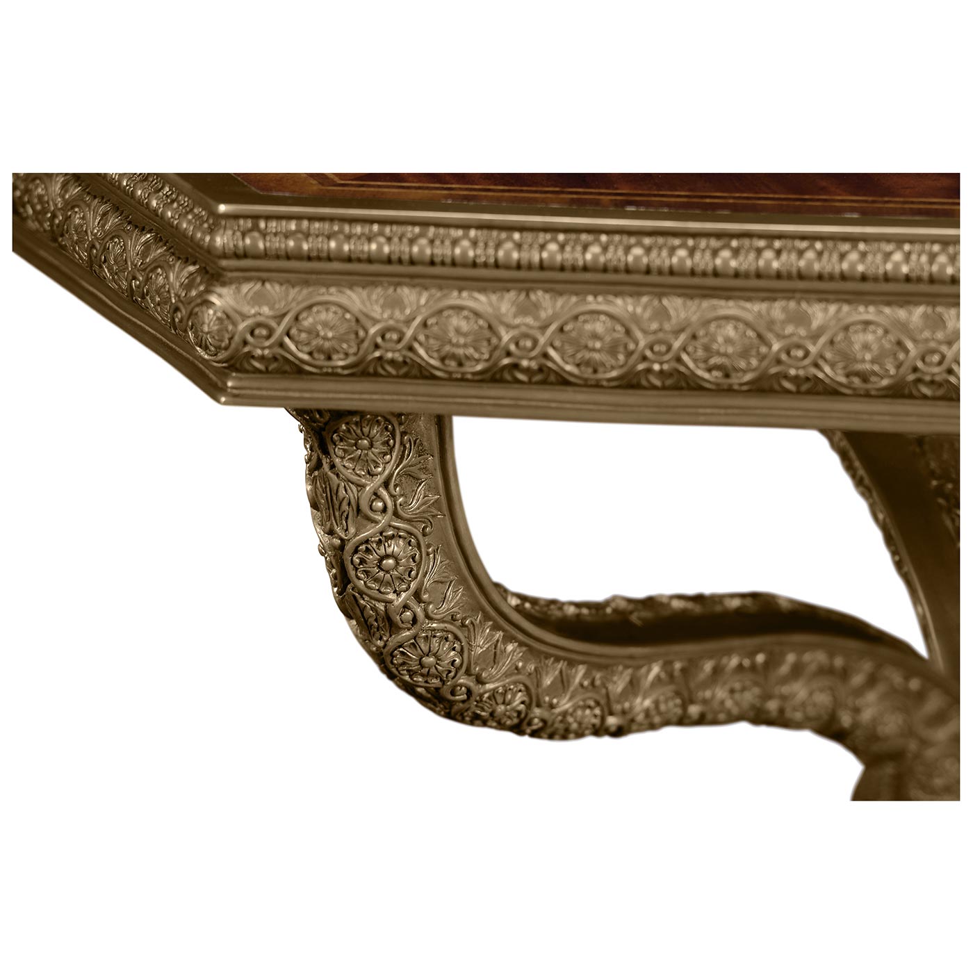 Baroque Brass Centre Table