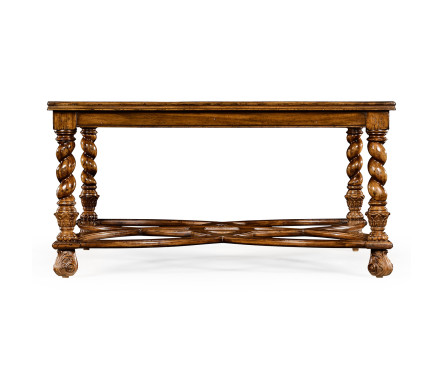 Square oyster coffee table glass top (40