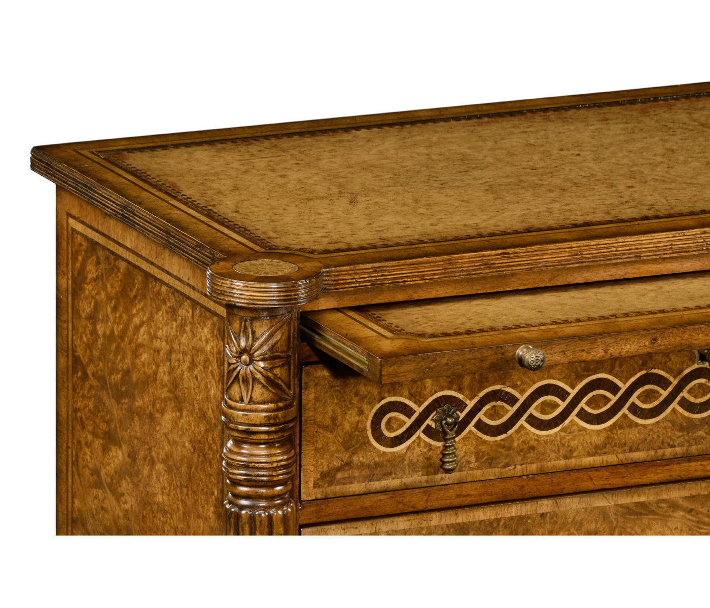 Rope twist chest of drawers