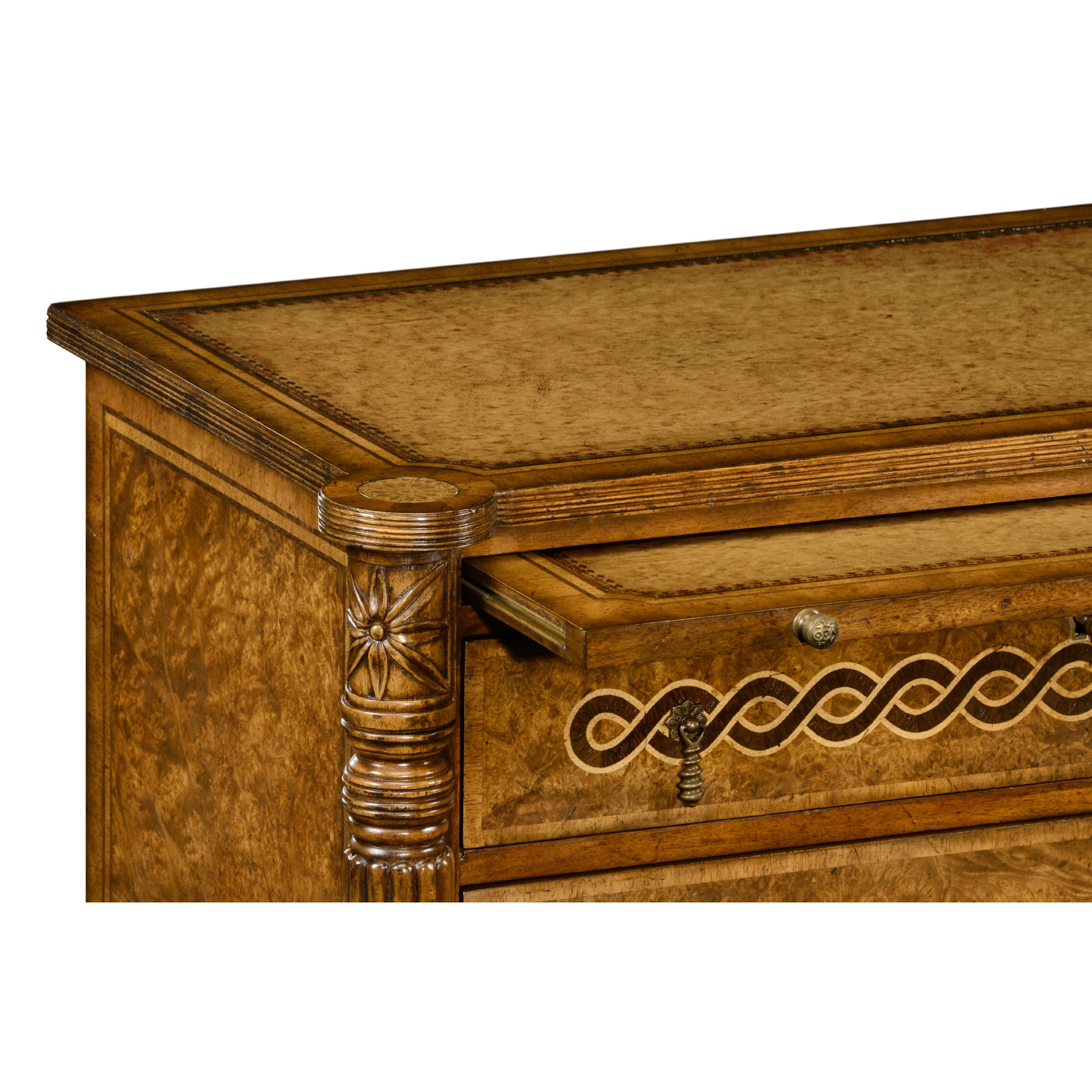 Rope twist chest of drawers