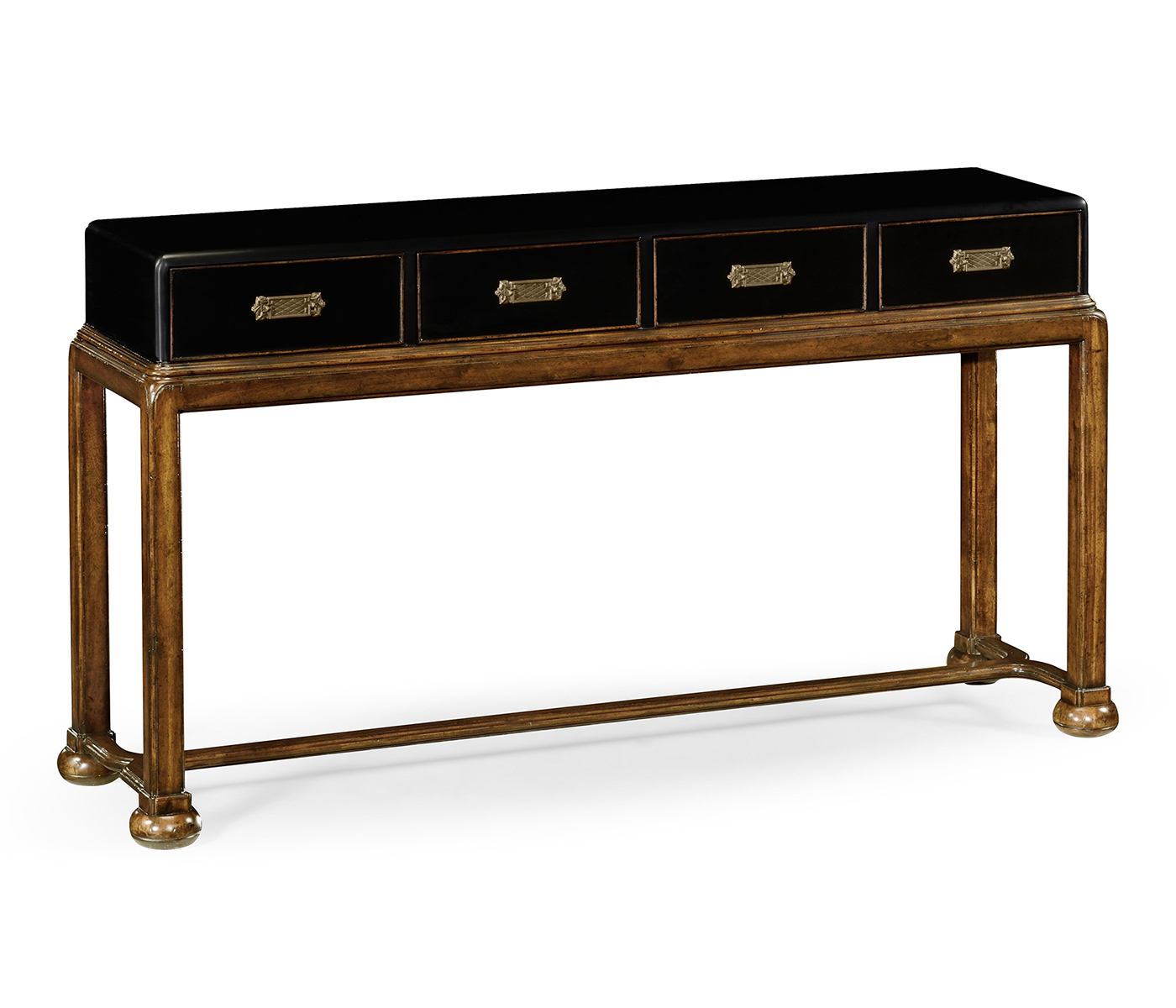Black painted console (no butterflies)