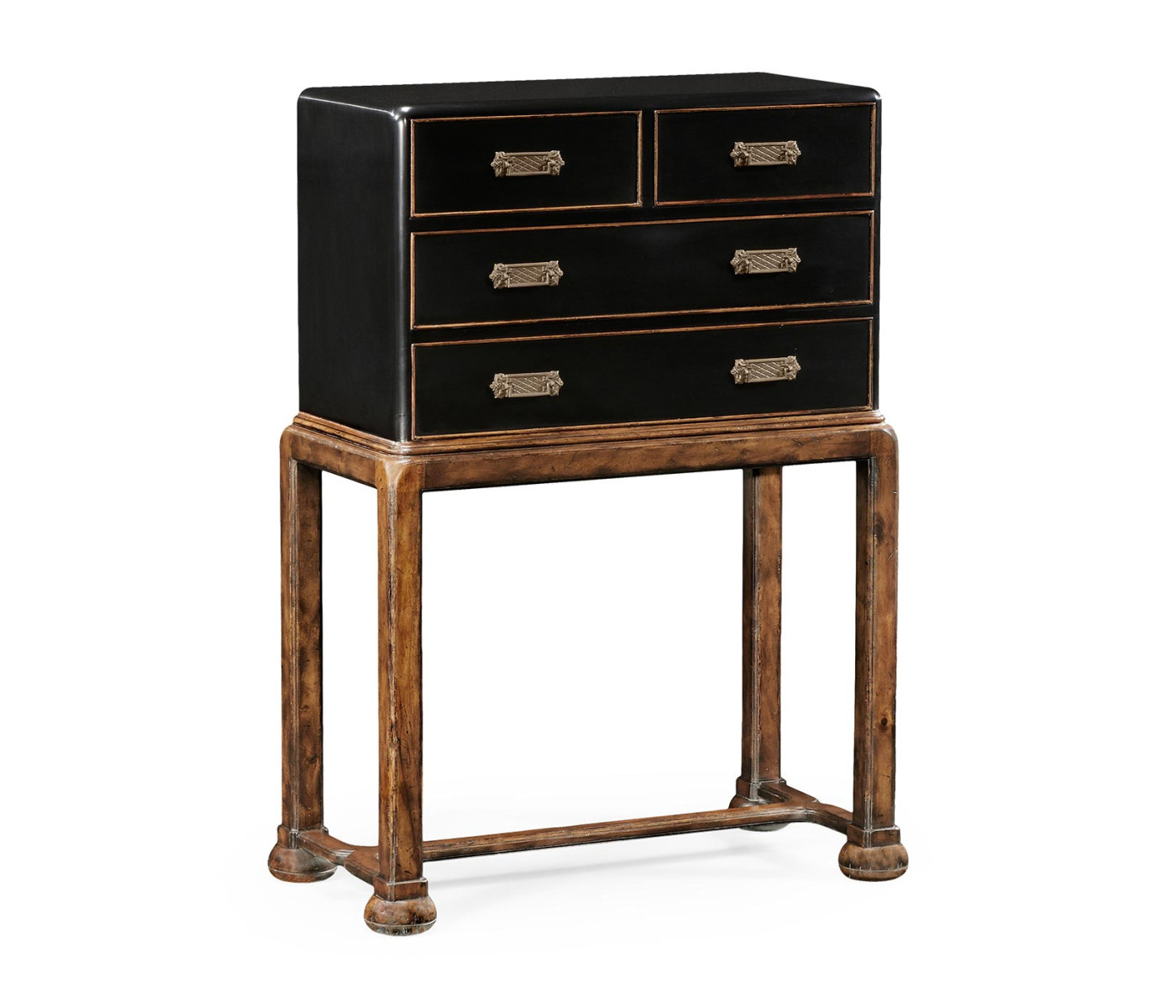 Painted Chest on stand (no Butterflies)