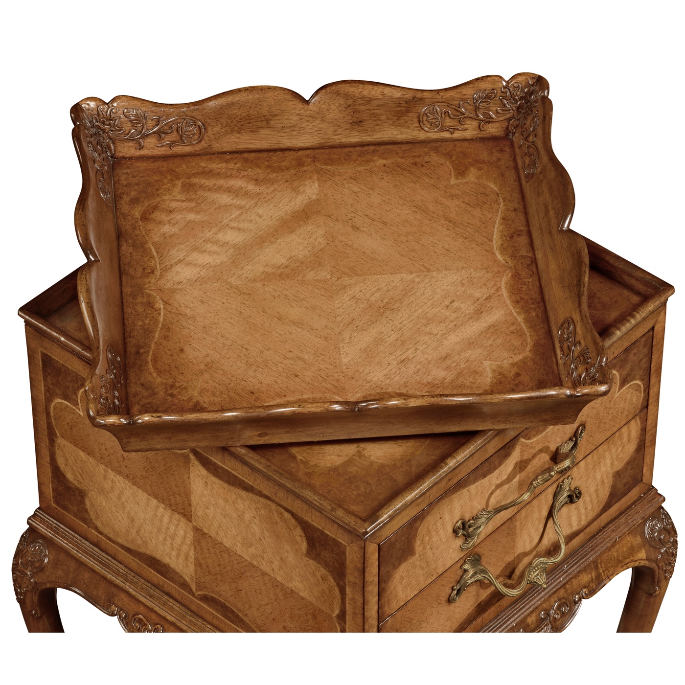 Satinwood Tray Lamp Table