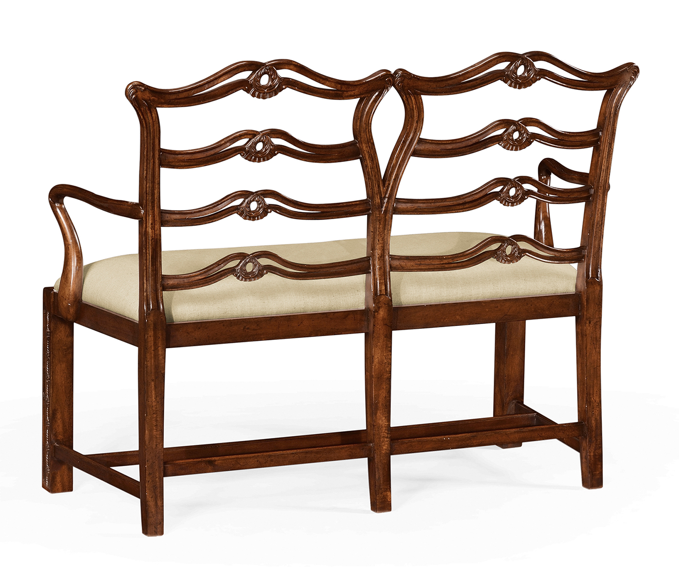 Chippendale Style Double Bench