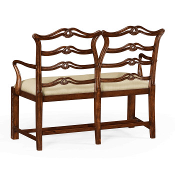 Chippendale Style Double Bench