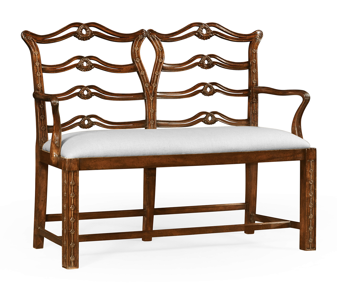 Chippendale Style Double Bench