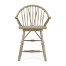 Windsor Style Grey Oak Arm Chair Counter Stool