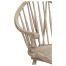 Windsor Style Grey Oak Arm Chair Counter Stool