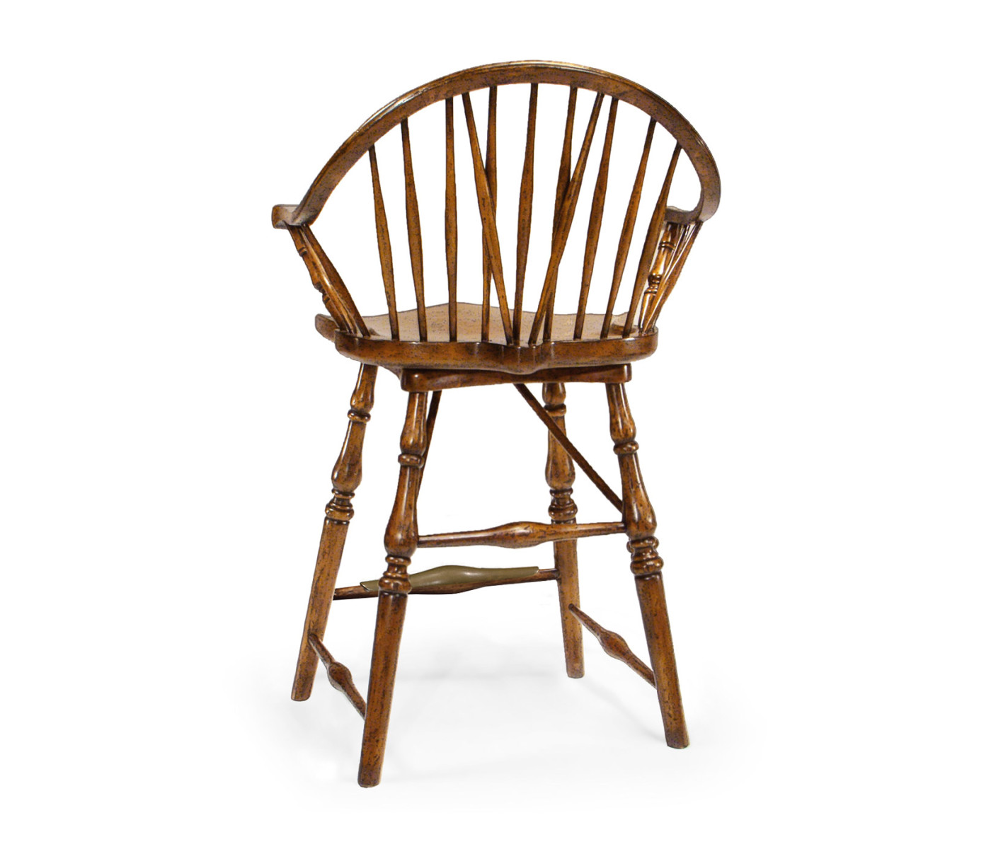 Windsor style barstool