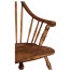 Tall Walnut Windsor Arm Chair
