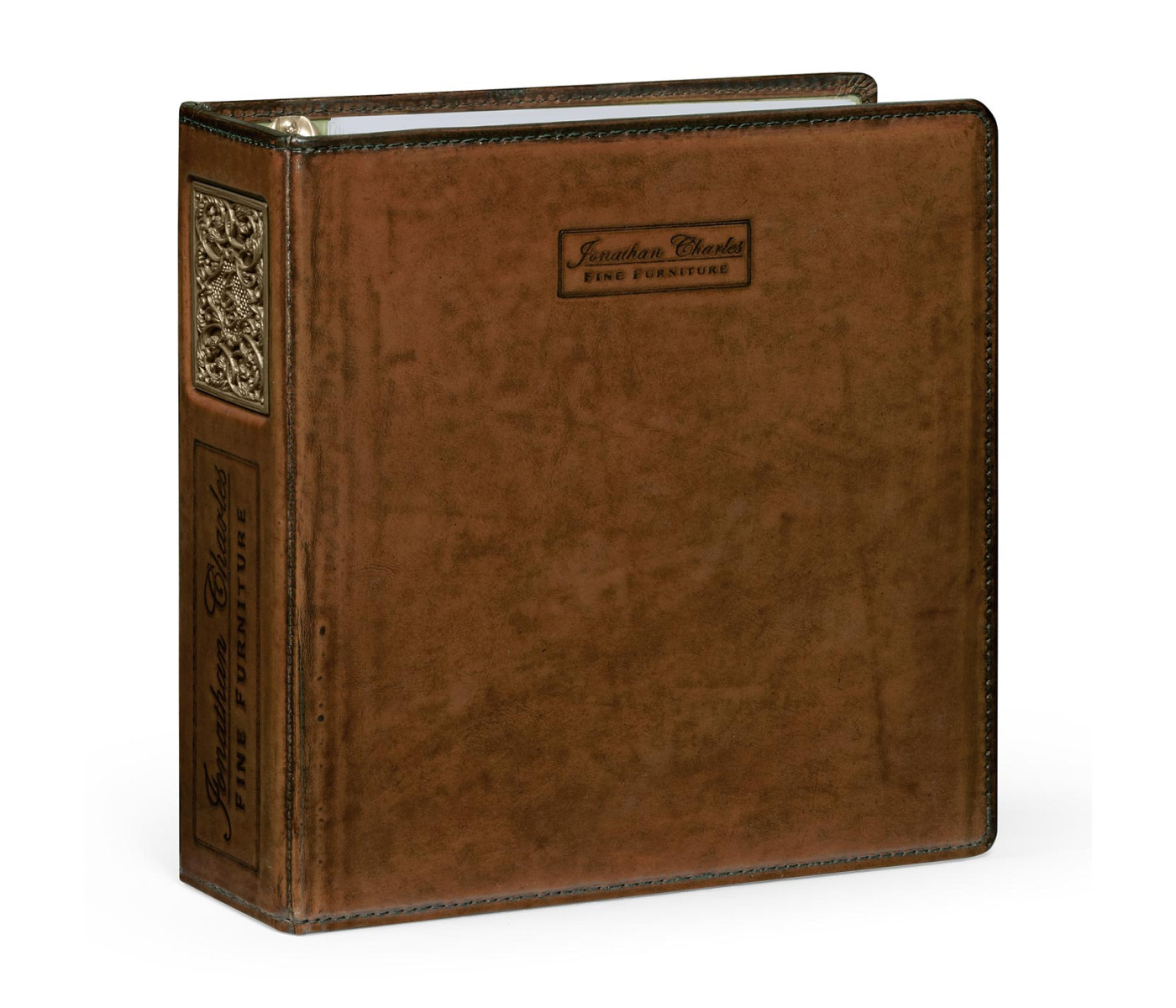 3 ring leather binder (Letter)