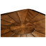 Square rustic walnut coffee table