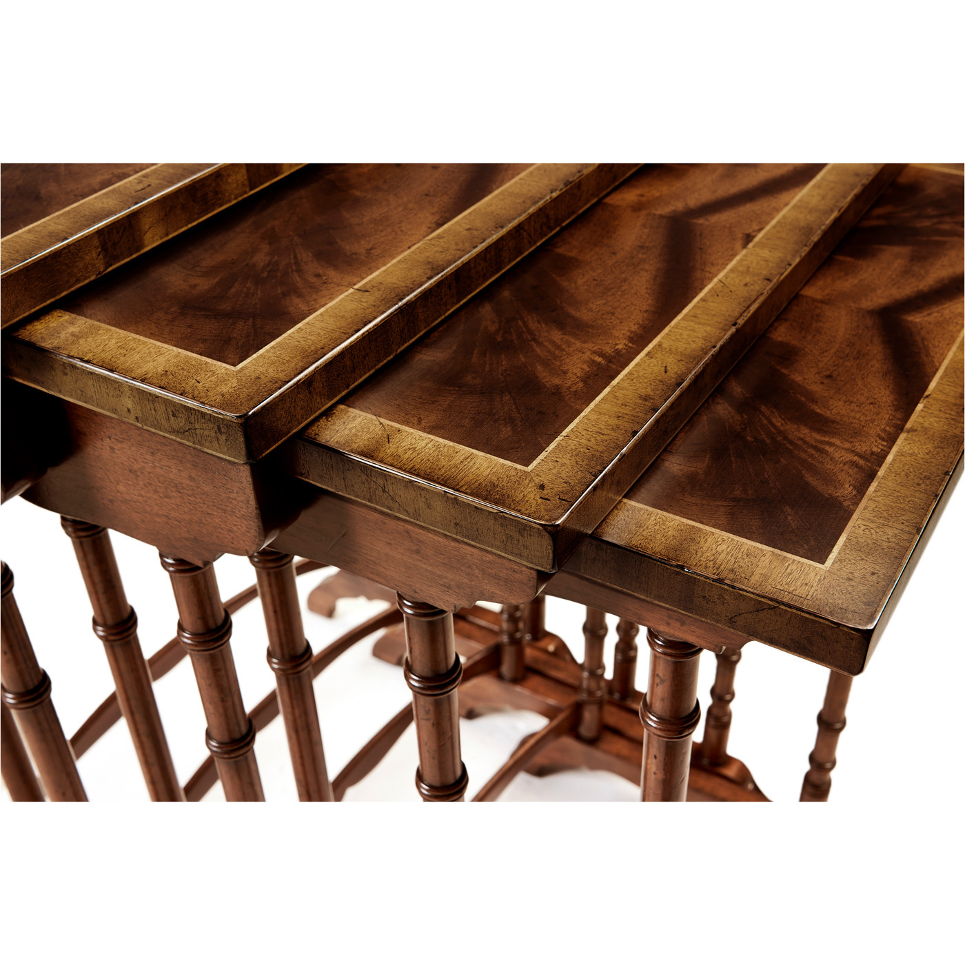 Regency Mahogany Nesting Tables