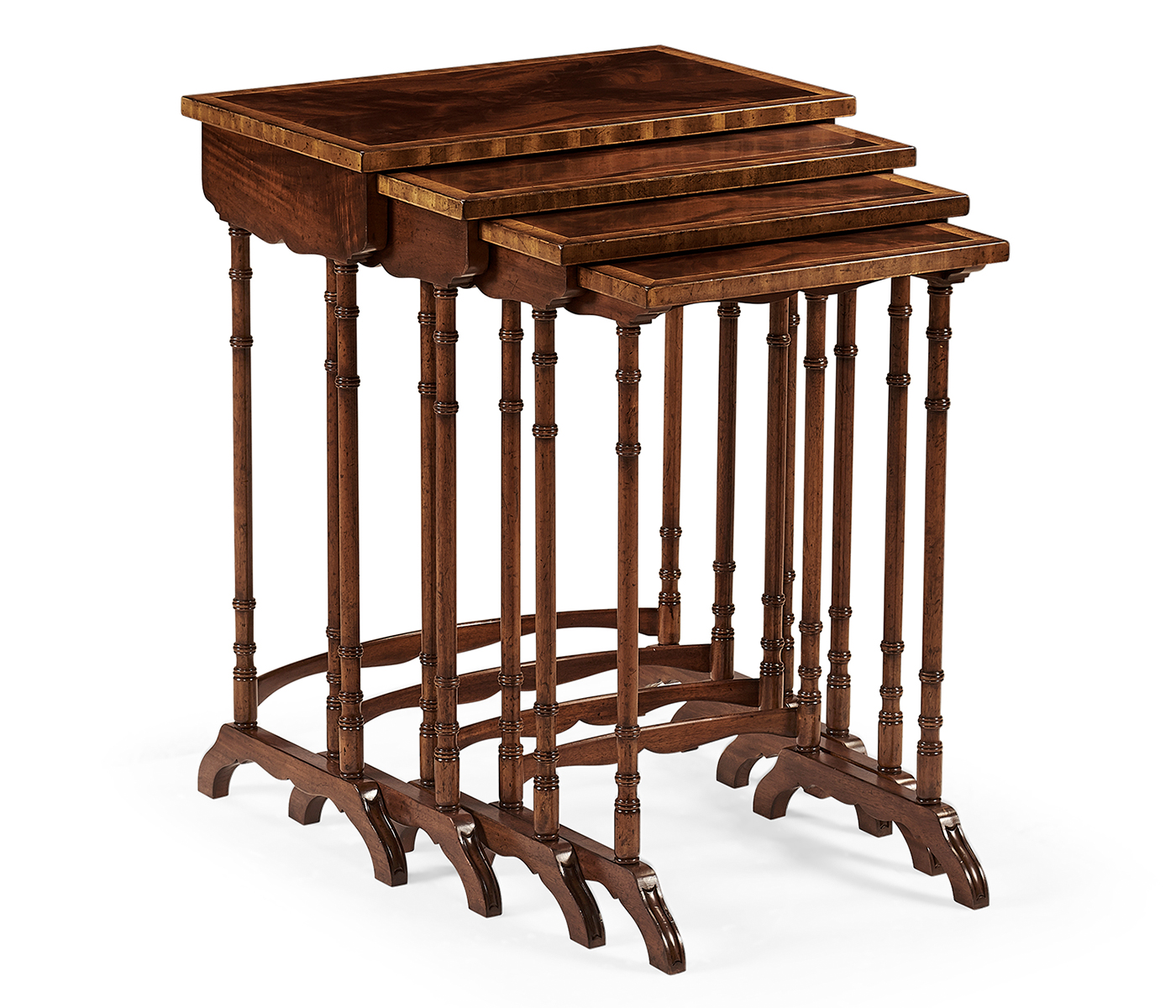 Regency Mahogany Nesting Tables
