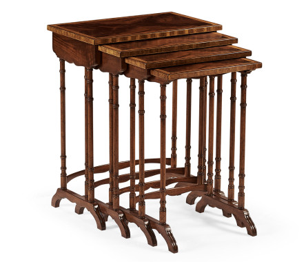 Regency Mahogany Nesting Tables