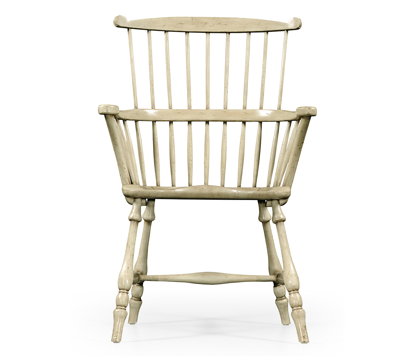 Grey Painted Windsor Chair (Arm)