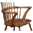 Windsor Walnut Arm Chair