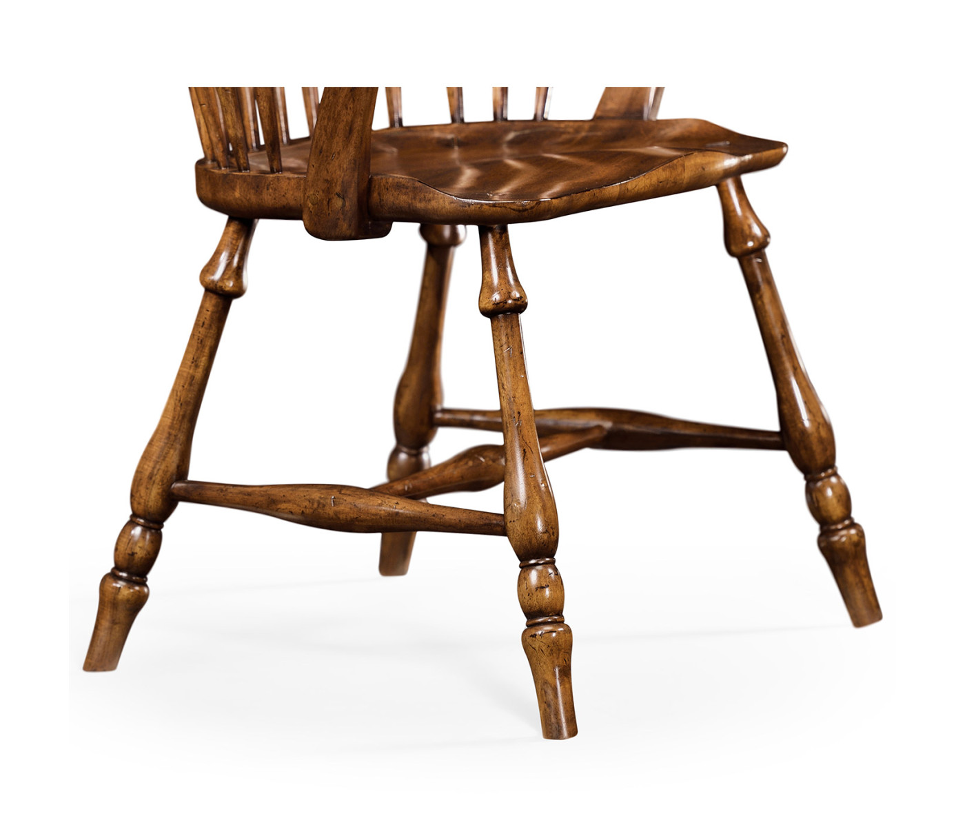 Windsor Walnut Arm Chair