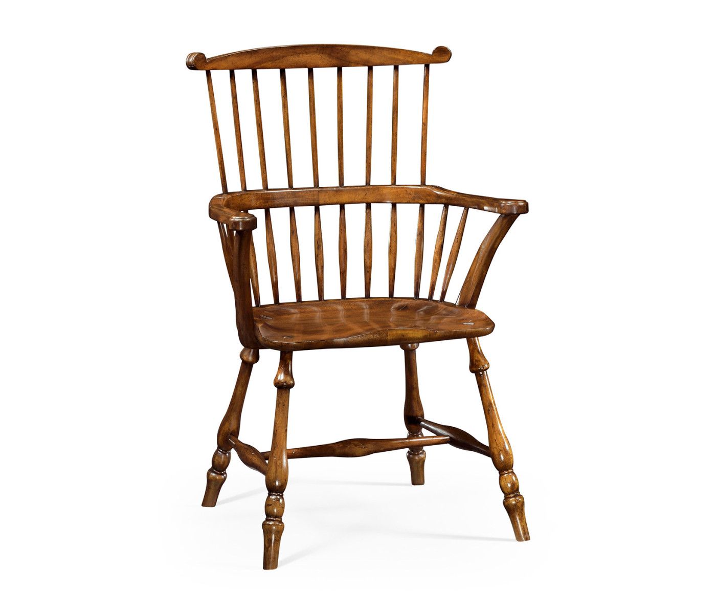 Windsor Walnut Arm Chair