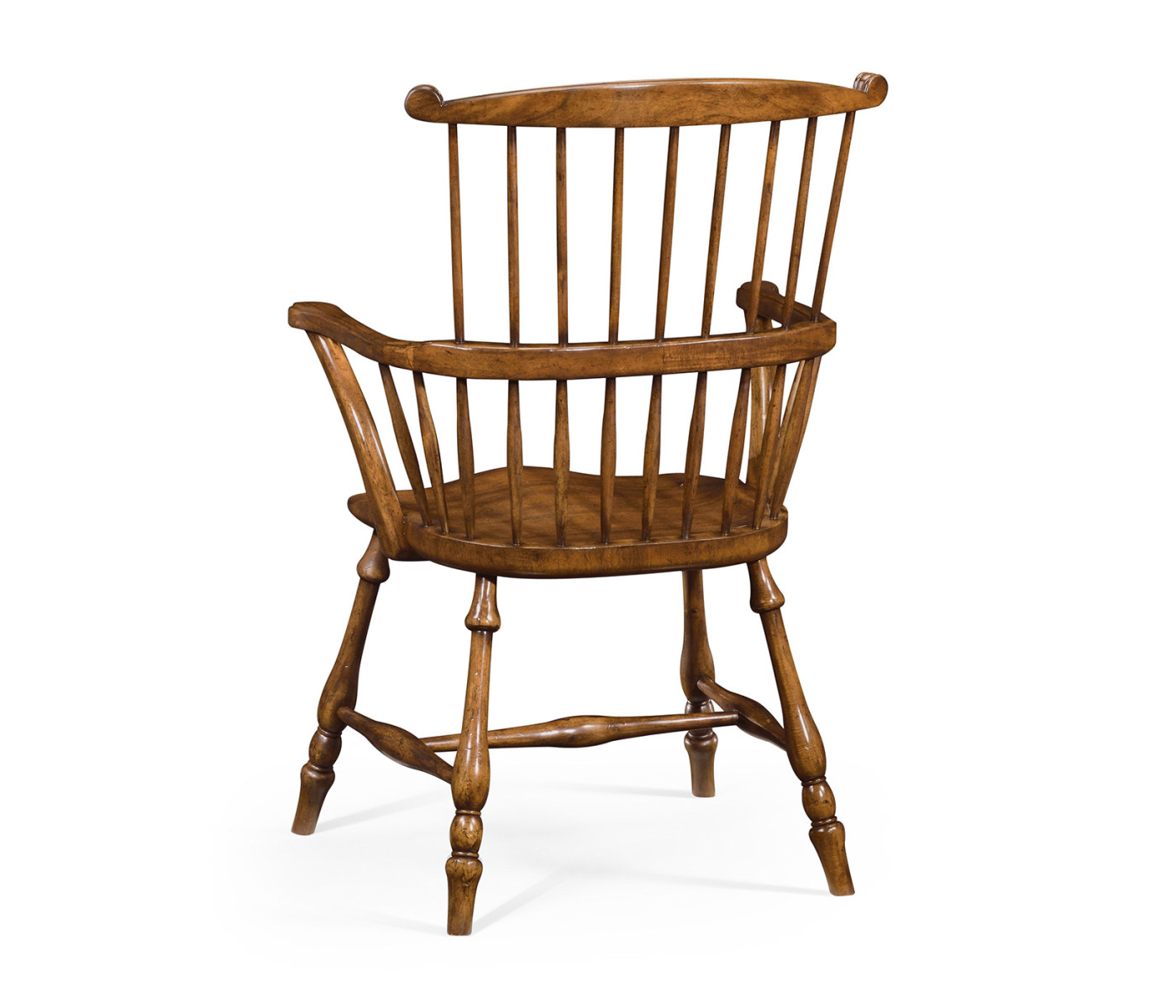 Windsor Walnut Arm Chair
