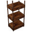 Regency Mahogany Four-Tier Étagère