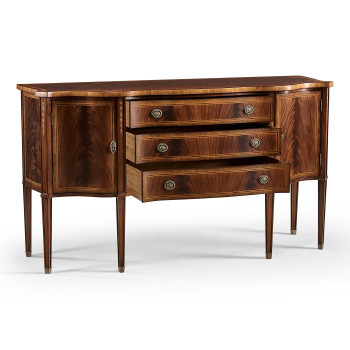 Buckingham Mahogany Breakfront Sideboard