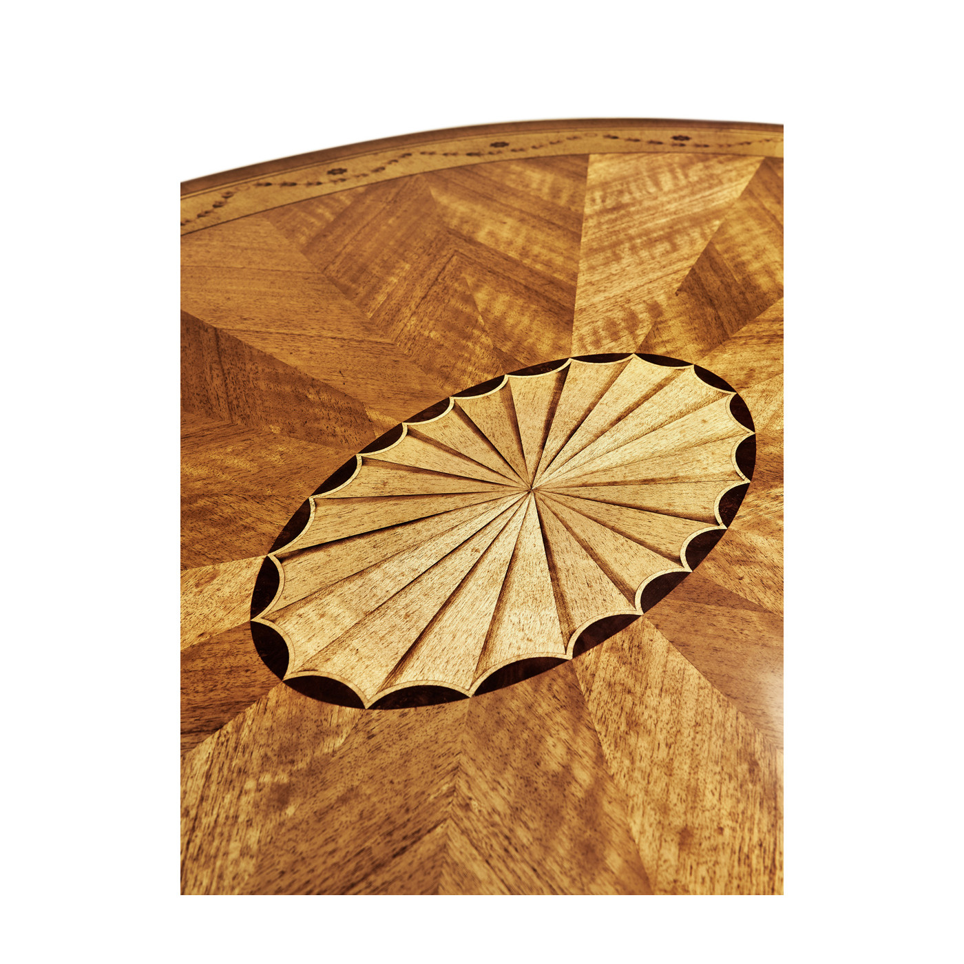 Sheraton Satinwood Oval Coffee Table