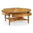 Sheraton Satinwood Oval Coffee Table