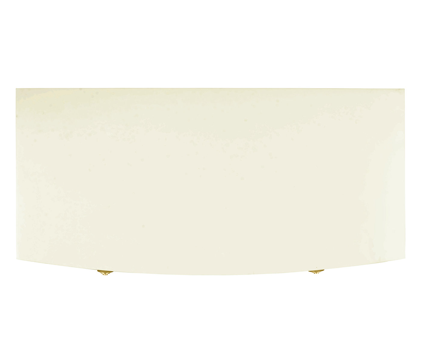 Ivory & Crackle Ceramic Lacquered Chest of Four Drawers