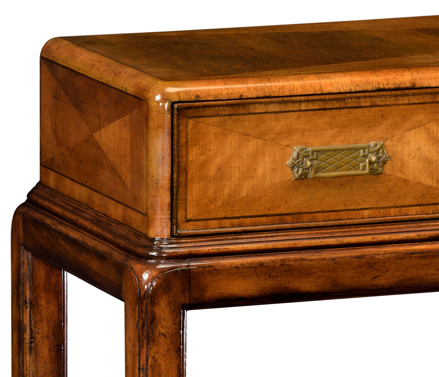 Satinwood console