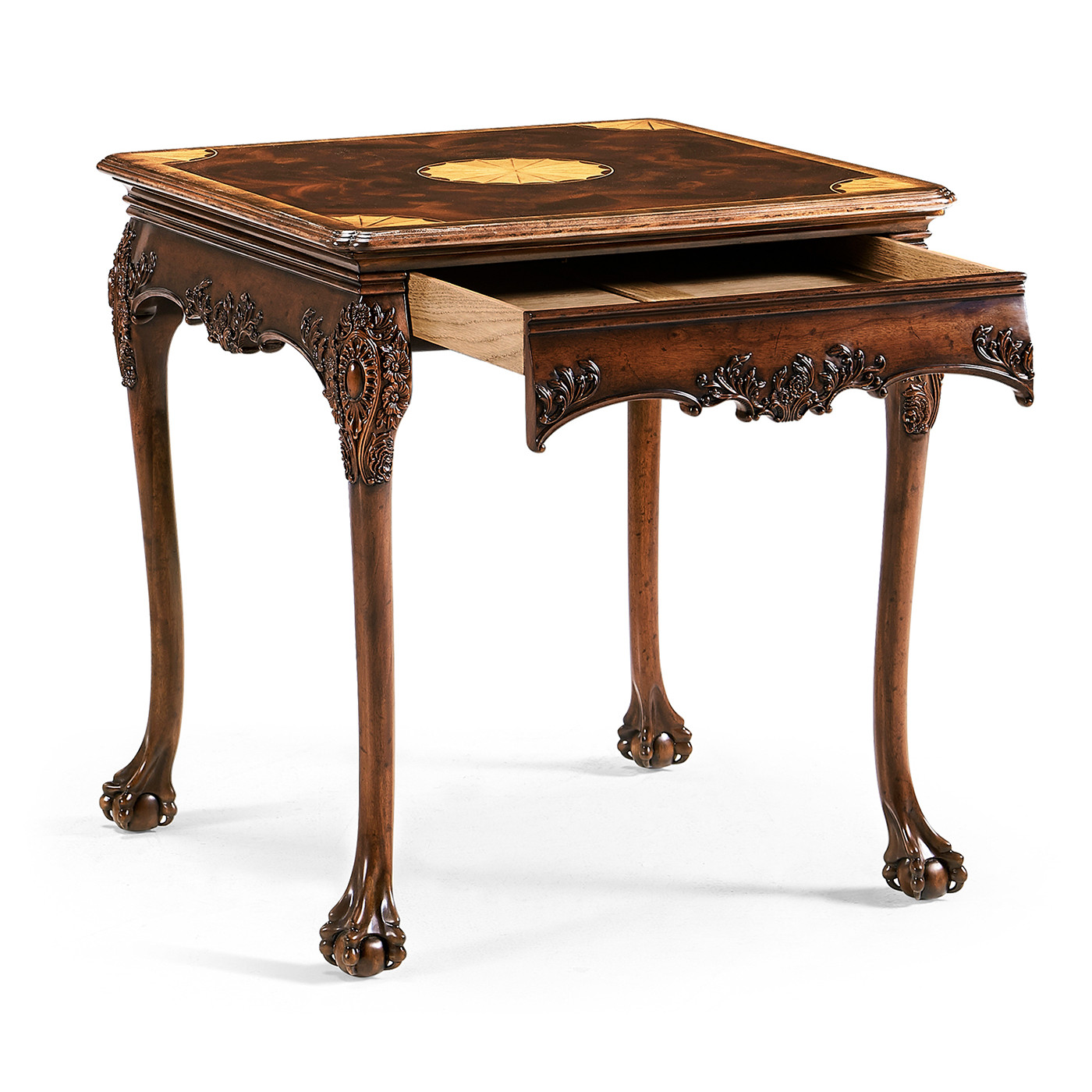 Mahogany Cabriole Leg Side Table