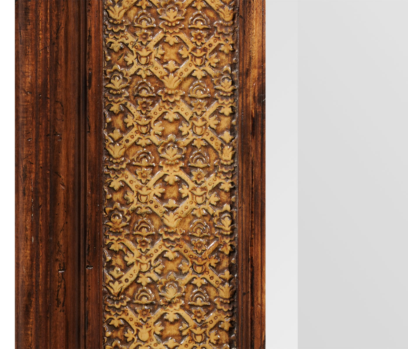 Rectangular leather mirror (Plain)